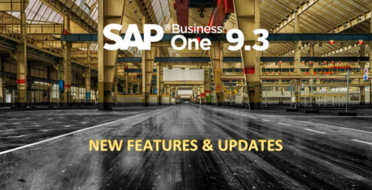 SAP Business One 9.3: le nuove funzionalità del software gestionale